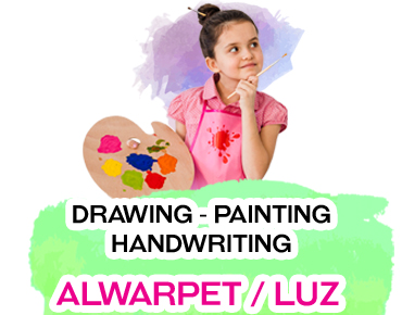 Drawing Painting Handwriting Classes in Alwarpet, Mylapore, Luz Royapet, tynampet, ttk road, abhiramipuram, triplicane, Chennai